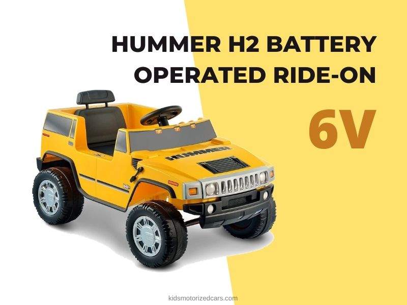Read more about the article 6V Hummer H2 Battery Operated Ride-on (Yellow) By National Products