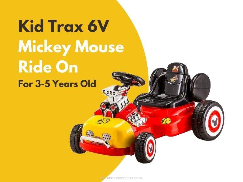 You are currently viewing Kid Trax Mickey Mouse Roadster Racer 6v Ride On – Review