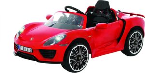 Porsche 6 volt ride on car