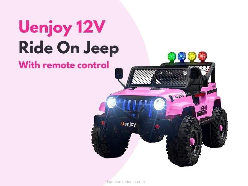 You are currently viewing Uenjoy Ride On Jeep Review – 12v with Remote Control (Pink)