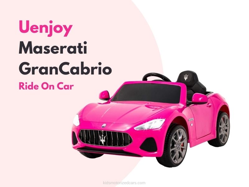 You are currently viewing Uenjoy Maserati GranCabrio Ride On Car 12V  – Review